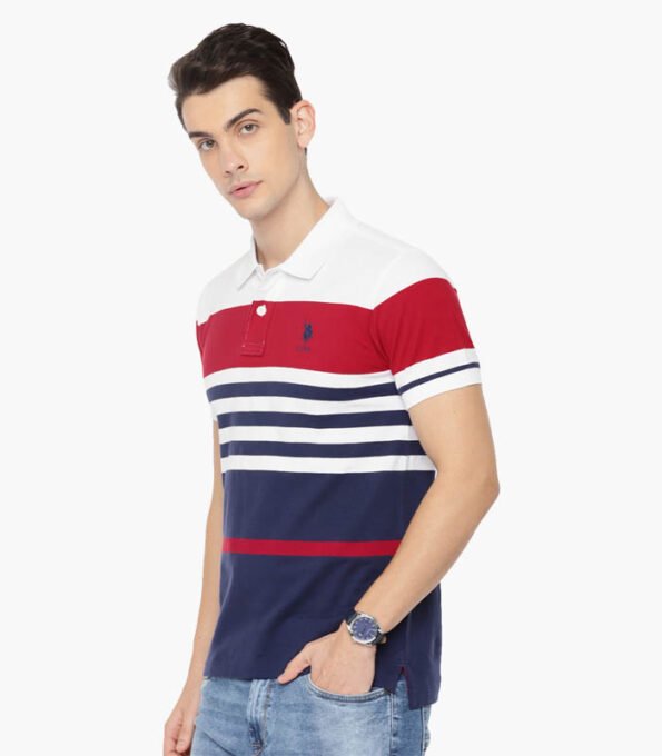 Men-White-Navy-Blue-Striped-Polo-T-shirt-3.jpg